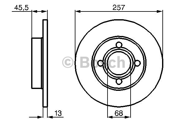 Disque de Frein (à l'unité - mini cde = 2)