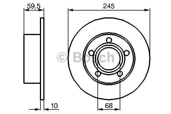 Disque de Frein (à l'unité - mini cde = 2)