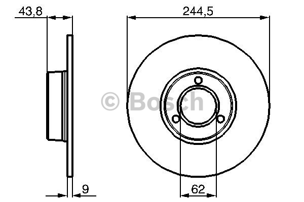 Disque de Frein (à l'unité - mini cde = 2)