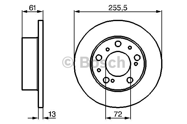 Disque de Frein (à l'unité - mini cde = 2)