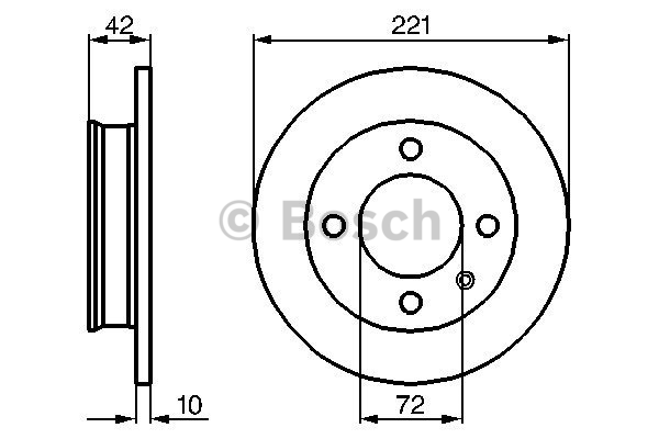 Disque de Frein (à l'unité - mini cde = 2)