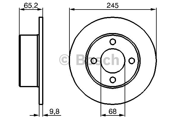 Disque de Frein (à l'unité - mini cde = 2)