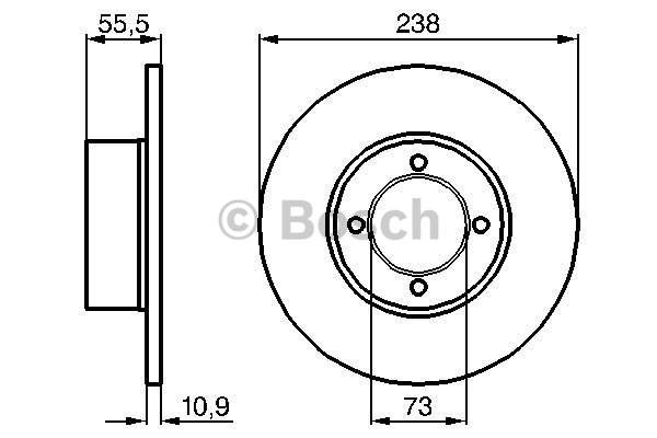 Disque de Frein (à l'unité - mini cde = 2)