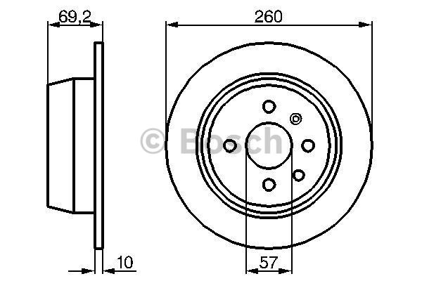 Disque de Frein (à l'unité - mini cde = 2)