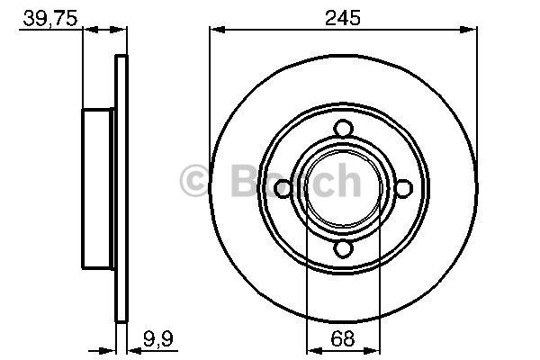 Disque de Frein (à l'unité - mini cde = 2)