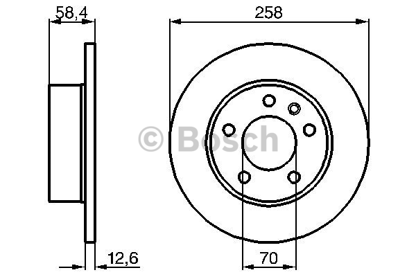 Disque de Frein (à l'unité - mini cde = 2)