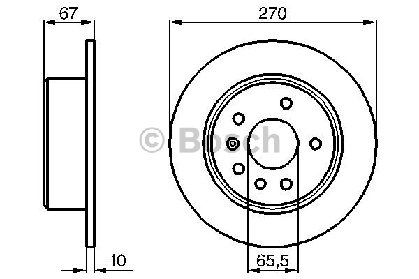 Disque de Frein (à l'unité - mini cde = 2)