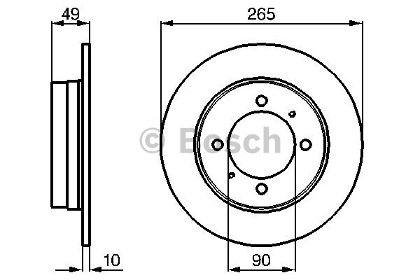 Disque de Frein (à l'unité - mini cde = 2)