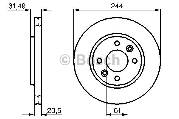 Disque de Frein (à l'unité - mini cde = 2)