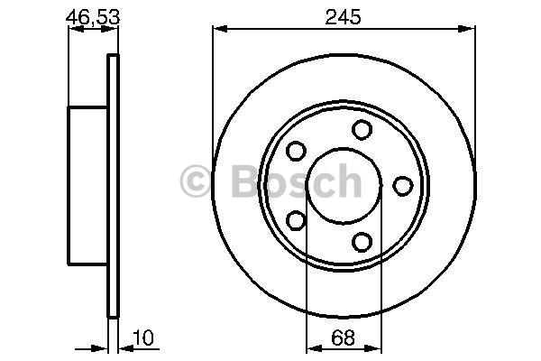 Disque de Frein (à l'unité - mini cde = 2)