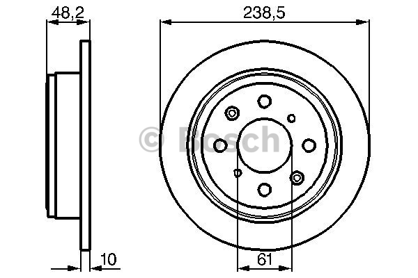 Disque de Frein (à l'unité - mini cde = 2)