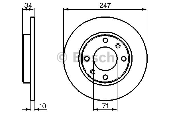 Disque de Frein (à l'unité - mini cde = 2)