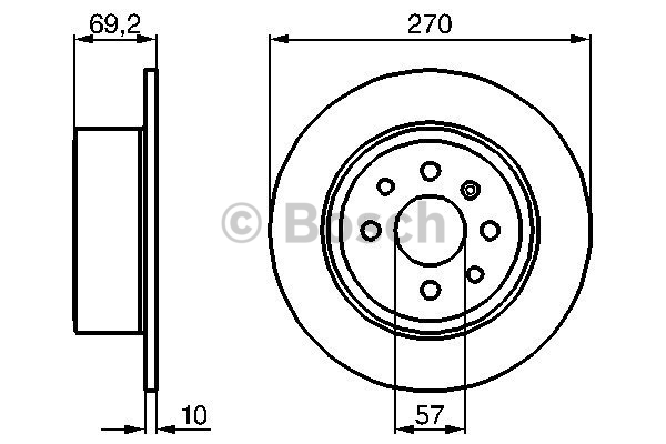 Disque de Frein (à l'unité - mini cde = 2)