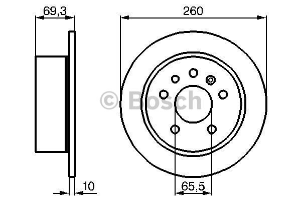 Disque de Frein (à l'unité - mini cde = 2)