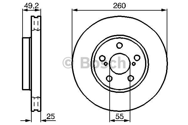 Disque de Frein (à l'unité - mini cde = 2)