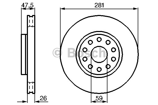 Disque de Frein (à l'unité - mini cde = 2)