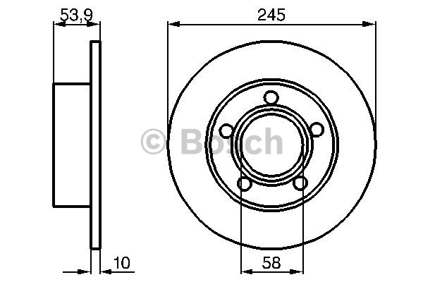 Disque de Frein (à l'unité - mini cde = 2)