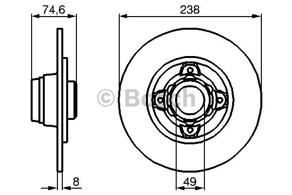 Disque de Frein (à l'unité - mini cde = 2)