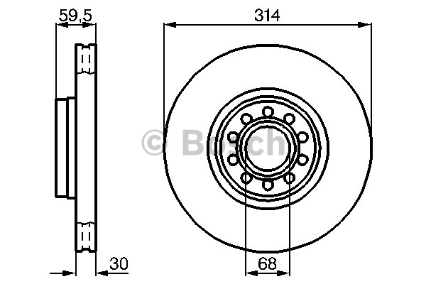 Disque de Frein (à l'unité)