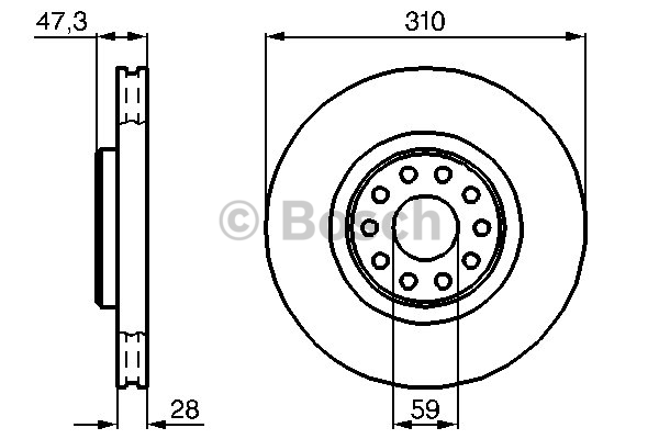 Disque de Frein (à l'unité - mini cde = 2)