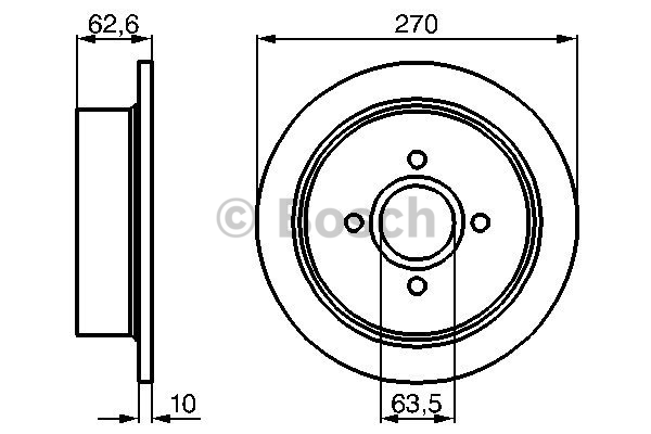 Disque de Frein (à l'unité - mini cde = 2)