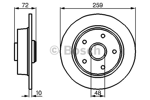 Disque de Frein (à l'unité - mini cde = 2)