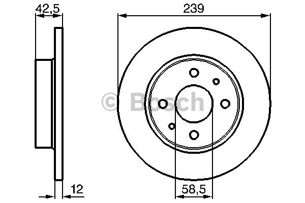 Disque de Frein (à l'unité - mini cde = 2)