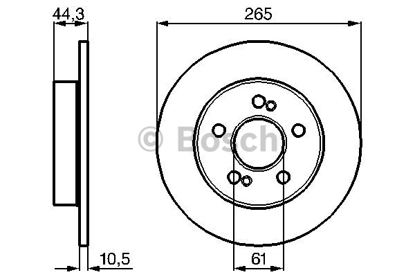 Disque de Frein (à l'unité - mini cde = 2)