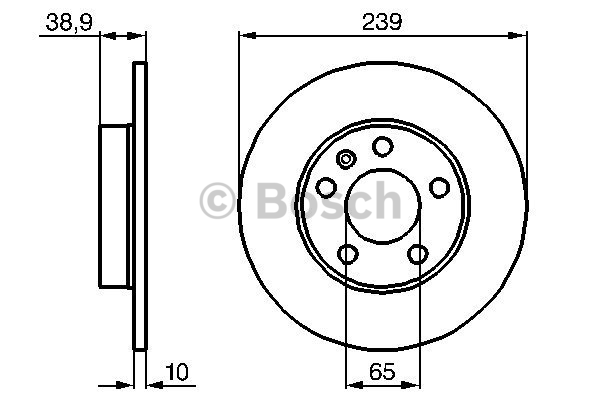 Disque de Frein (à l'unité - mini cde = 2)