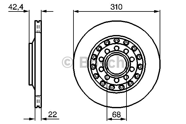 Disque de Frein (à l'unité - mini cde = 2)