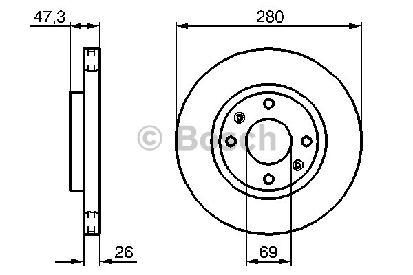 Disque de Frein (à l'unité - mini cde = 2)