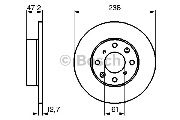 Disque de Frein (à l'unité - mini cde = 2)