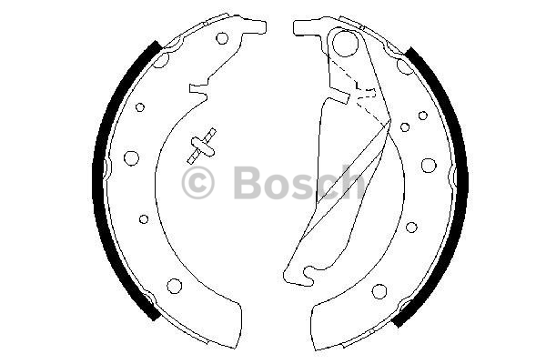 Jeu de mâchoires de frein