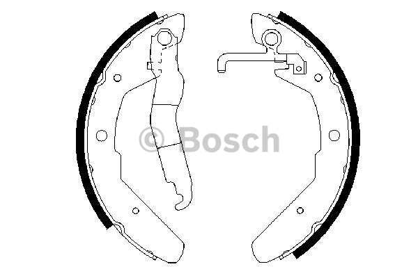 Jeu de mâchoires de frein