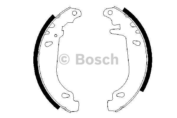 Jeu de mâchoires de frein