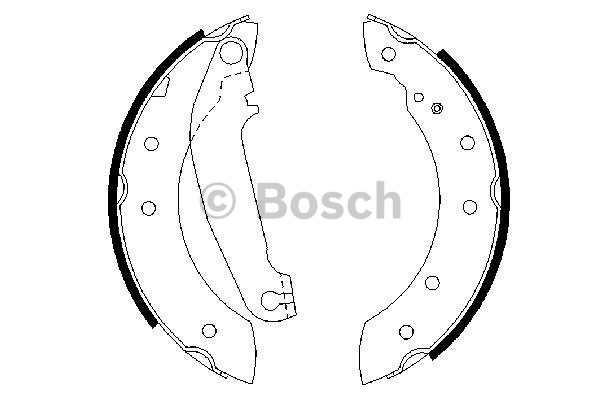 Jeu de mâchoires de frein