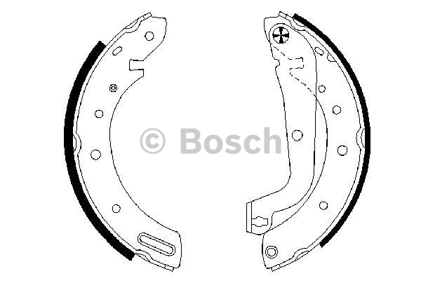 Jeu de mâchoires de frein
