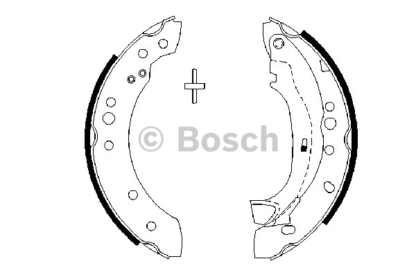 Jeu de mâchoires de frein