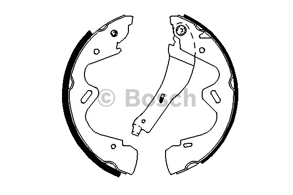 Jeu de mâchoires de frein