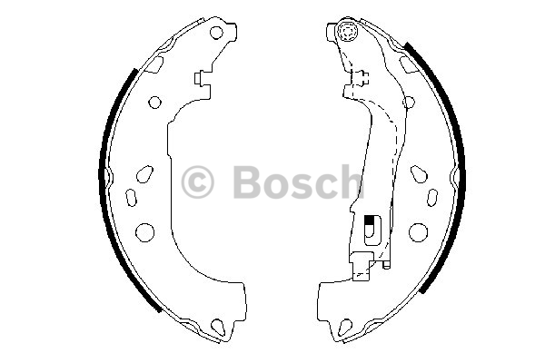 Jeu de mâchoires de frein