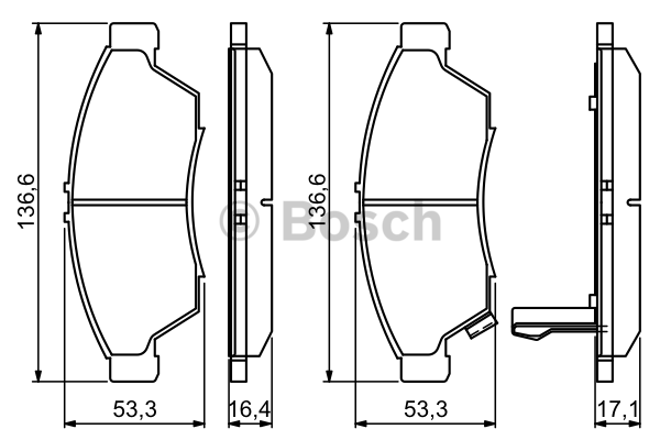 Kit de plaquettes de frein, frein à disque