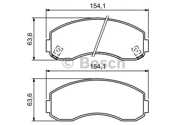 Kit de plaquettes de frein, frein à disque