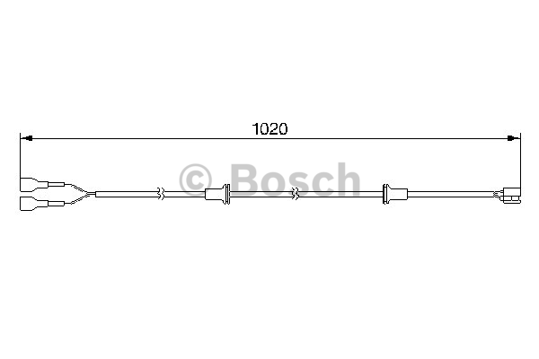Contact d'avertissement, usure des plaquettes de frein
