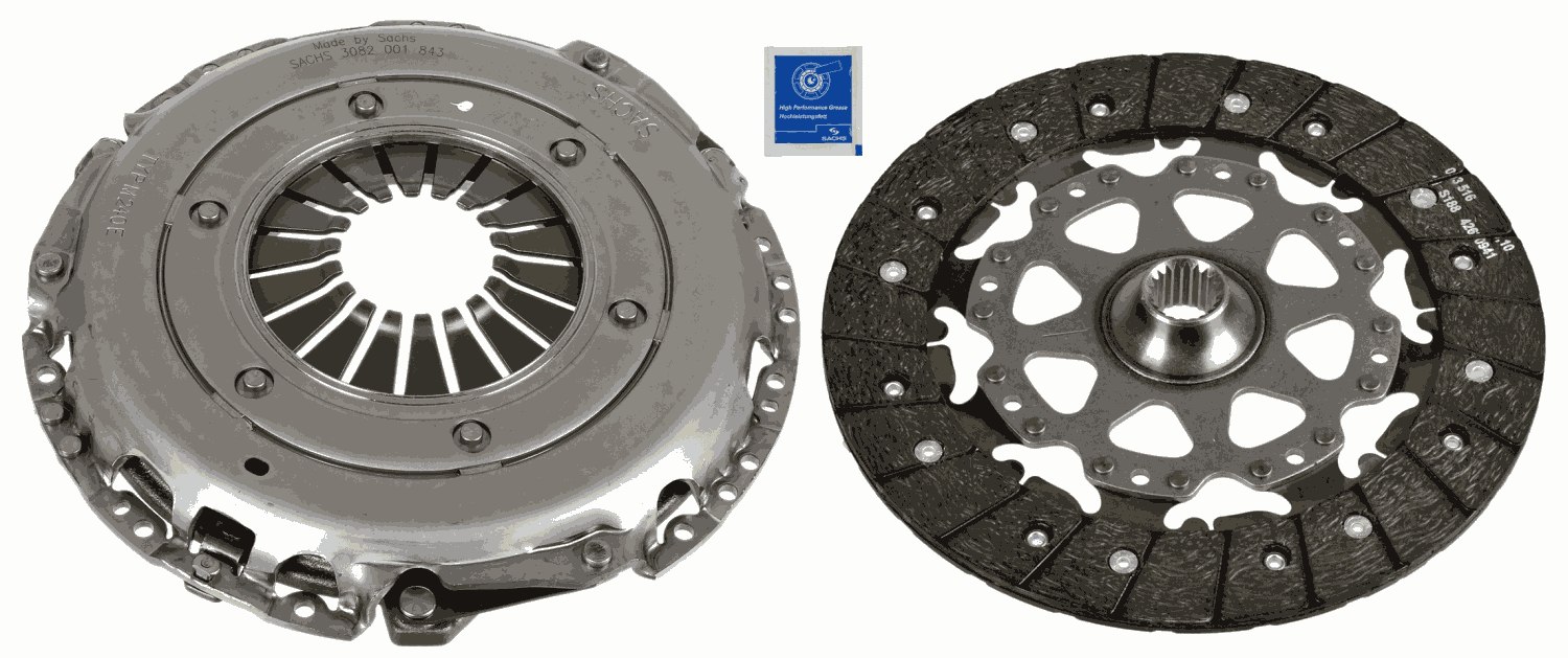 Kit D'Embrayage ASHIKA 92-01-160 Pour Nissan Pick-Up 2.5 TD/Di (1997+) - Diamètre 250mm, 24 Dents