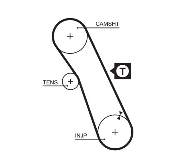 Courroie crantée PowerGrip®