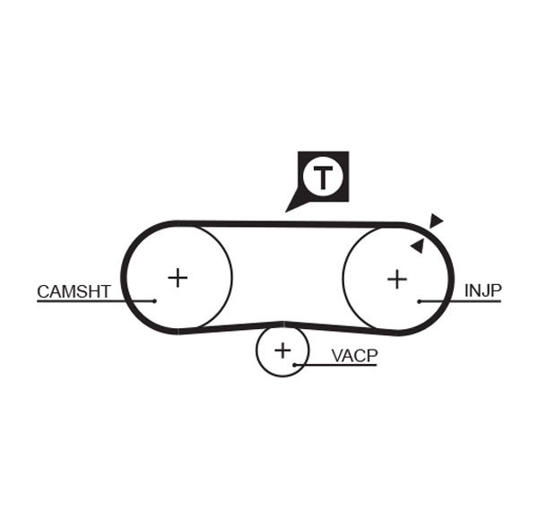 Courroie crantée PowerGrip®