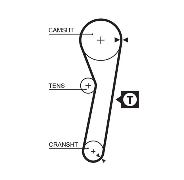 Courroie crantée PowerGrip®