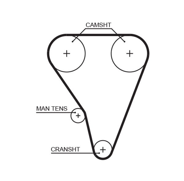 Courroie crantée PowerGrip®