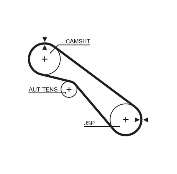 Courroie crantée PowerGrip®