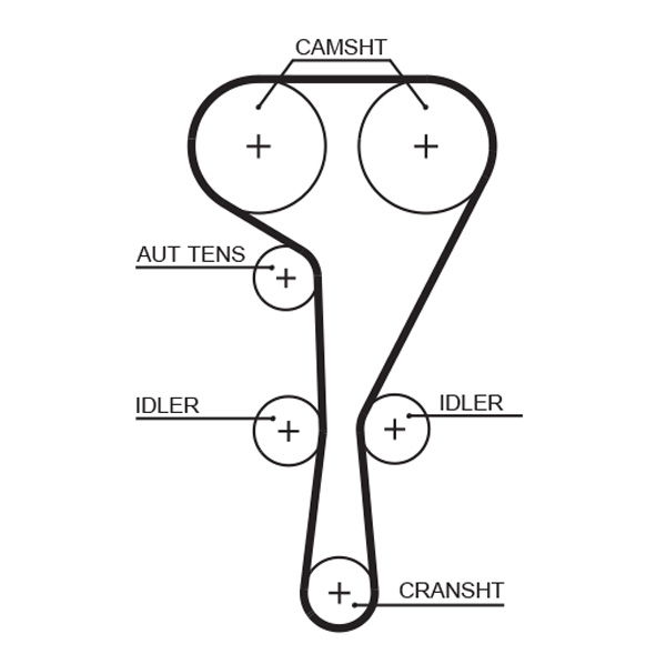 Courroie crantée PowerGrip®